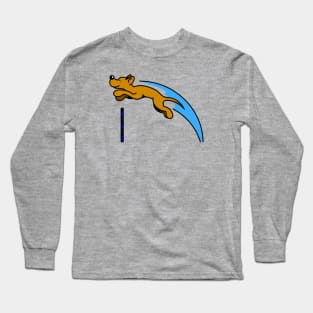 Jumping Dog Long Sleeve T-Shirt